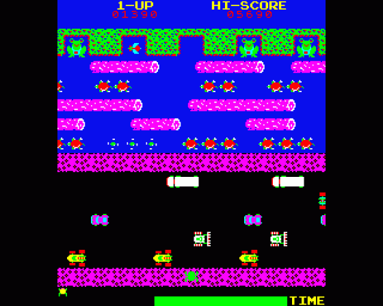 Frogger Screenshot 10 (BBC Model B)