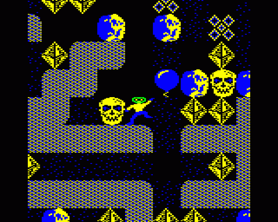 Repton: The Lost Realms Screenshot 11 (BBC B/B+/Master 128)