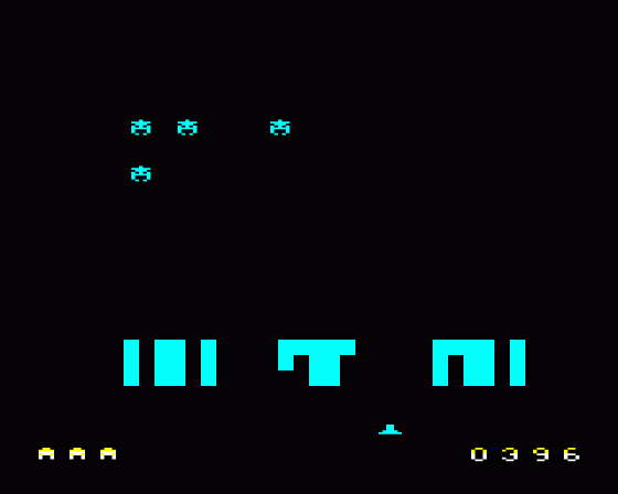 Sparse Invaders Screenshot 5 (BBC B/B+/Master 128)