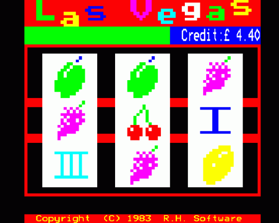 Las Vegas Screenshot 6 (BBC Model B)