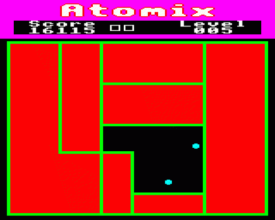 Atomix Screenshot 5 (BBC B/B+/Master 128)