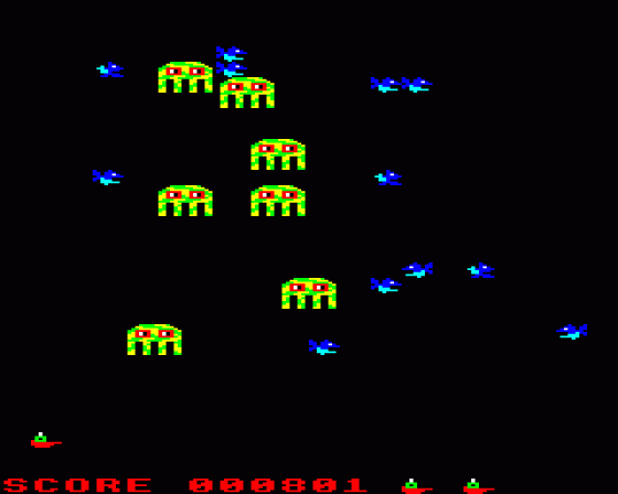 Shark Attack Screenshot 7 (BBC Model B)