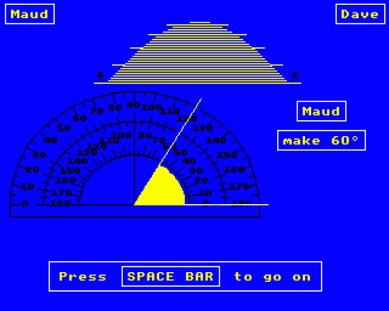 Pupil Angles Screenshot 6 (BBC B/B+/Master 128)