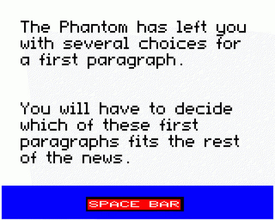 Fleet Street Phantom Screenshot 53 (BBC Model B)