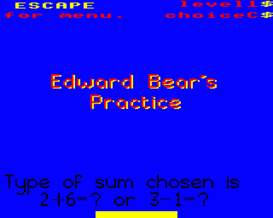 Teddy Bears' Picnic Screenshot 83 (BBC Model B)