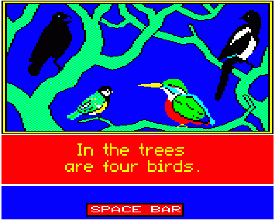 The Nature Park Adventure Screenshot 13 (BBC B/B+/Master 128)