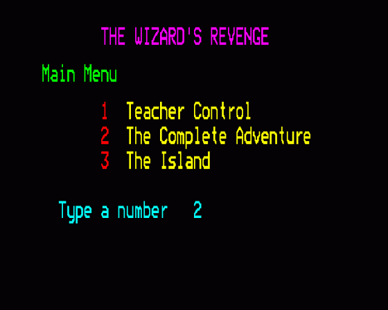 The Wizard's Revenge Screenshot 39 (BBC Model B)