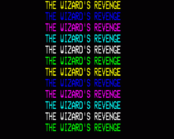 The Wizard's Revenge Screenshot 40 (BBC Model B)