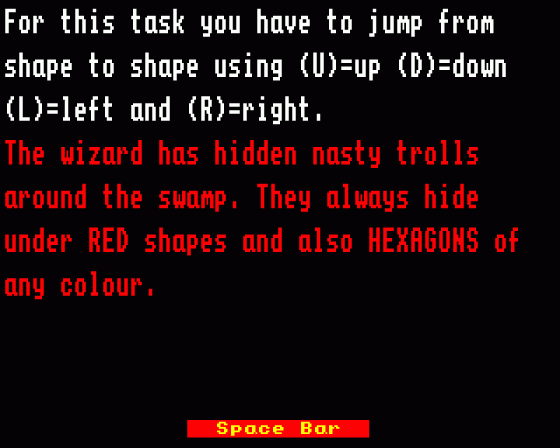 The Wizard's Revenge Screenshot 44 (BBC Model B)