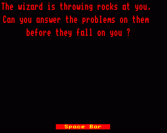 The Wizard's Revenge Screenshot 51 (BBC Model B)