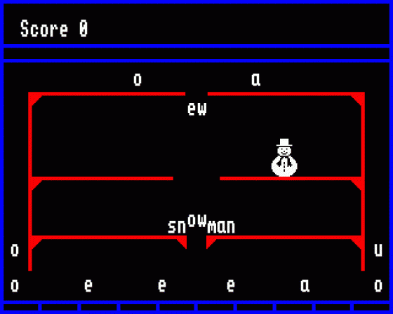 Vowel Digraphs Screenshot 10 (BBC Model B)