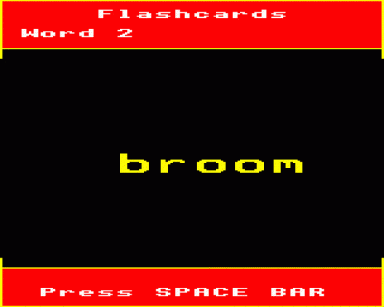 Word Builder MKII Screenshot 8 (BBC Model B)