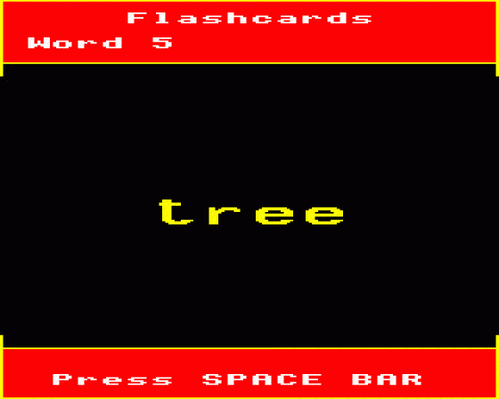 Word Builder MKII Screenshot 9 (BBC Model B)
