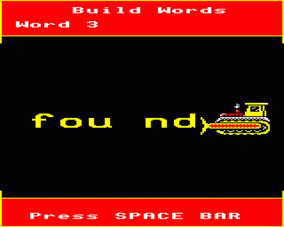 Word Builder MKII Screenshot 11 (BBC Model B)