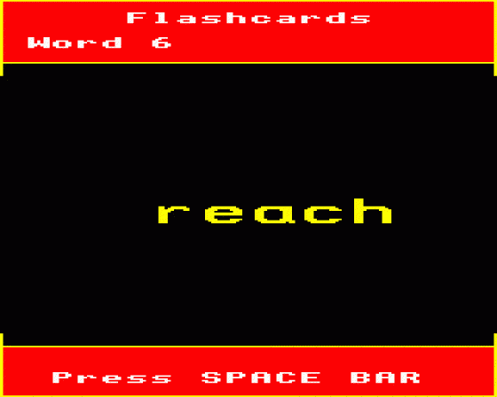 Word Builder MKII Screenshot 14 (BBC Model B)