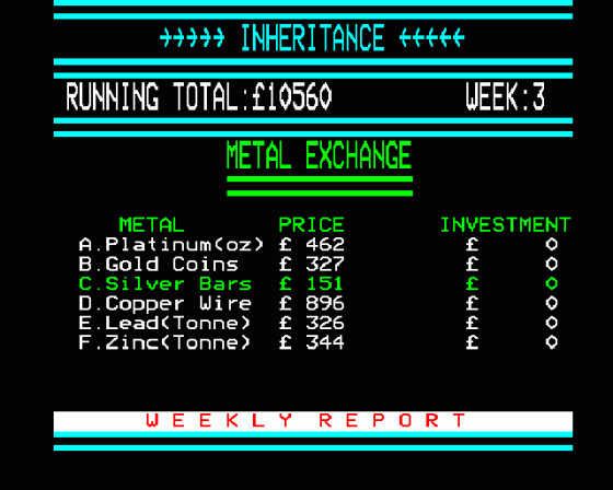 Inheritance Screenshot 6 (BBC Model B)