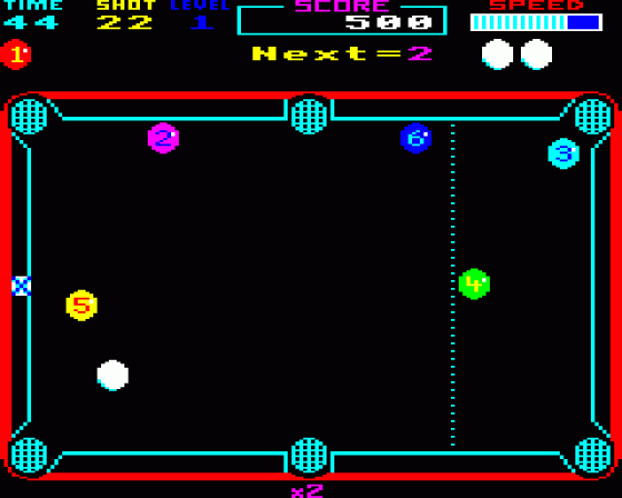 Super Pool Screenshot 7 (BBC Model B)