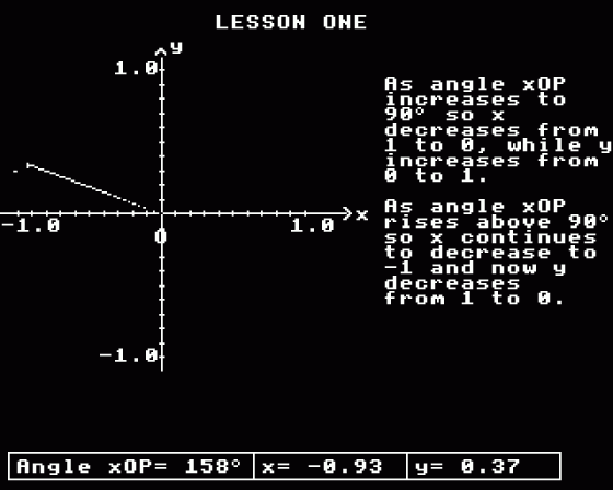 Introduction To Trigonometry Screenshot 9 (BBC Model B)