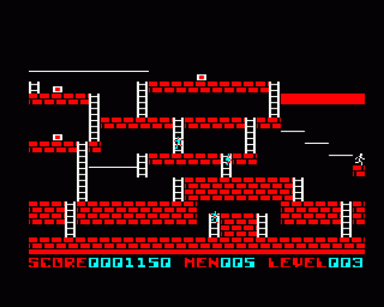 Lode Runner Screenshot 5 (BBC Model B)