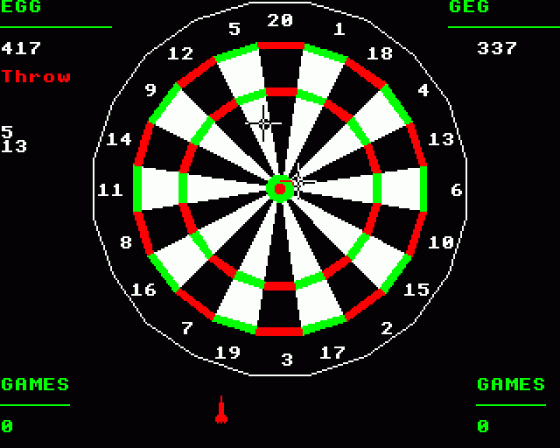 Darts Screenshot 5 (BBC Model B)