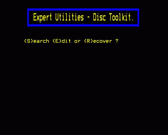 Expert Utilities Disc Toolkit Screenshot