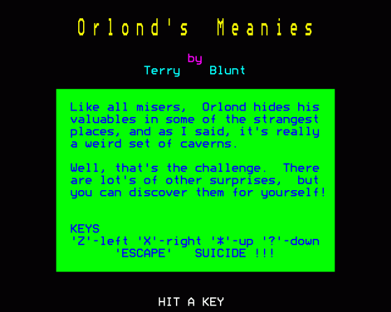 Orlond's Meanies