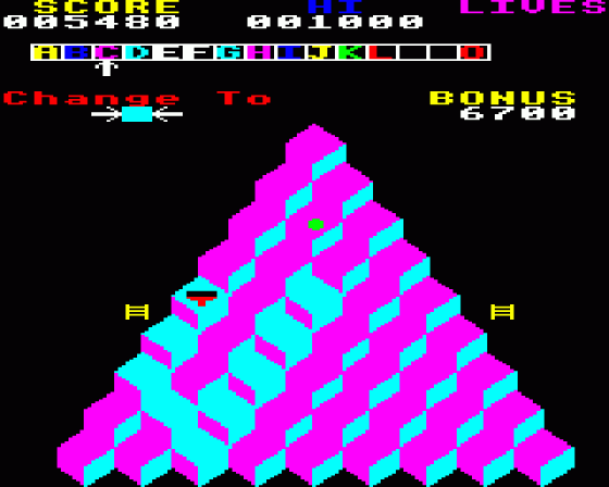 Pyramid Painter Screenshot 5 (BBC Model B)