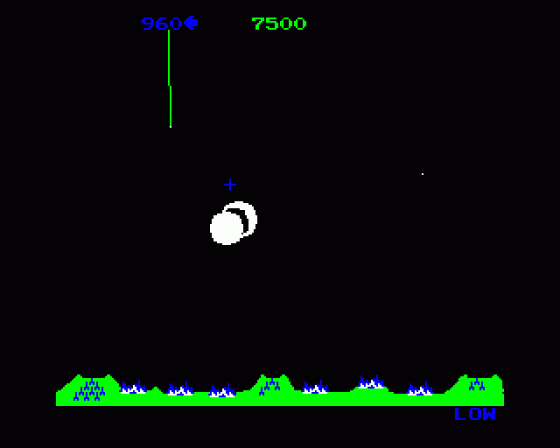 Missile Command Screenshot 5 (BBC B/B+/Master 128)