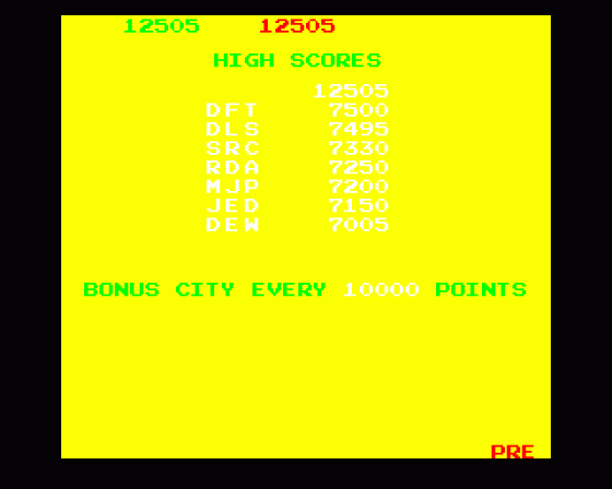 Missile Command Screenshot 17 (BBC B/B+/Master 128)