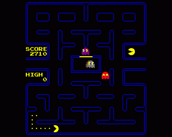 Pac-Man Screenshot 13 (BBC B/B+/Master 128)