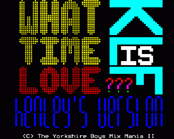 What Time Is Love?