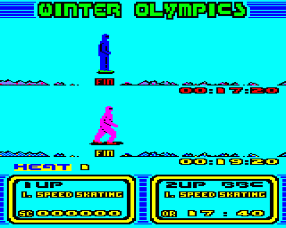 Winter Olympics Screenshot 5 (BBC B/B+/Master 128)
