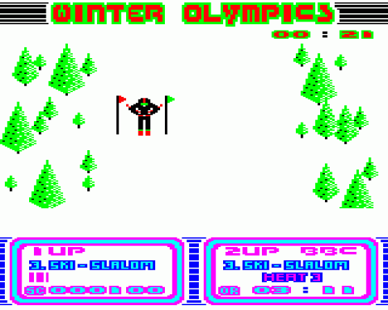 Winter Olympics Screenshot 10 (BBC B/B+/Master 128)