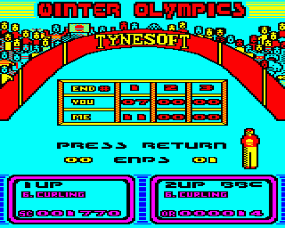 Winter Olympics Screenshot 29 (BBC B/B+/Master 128)