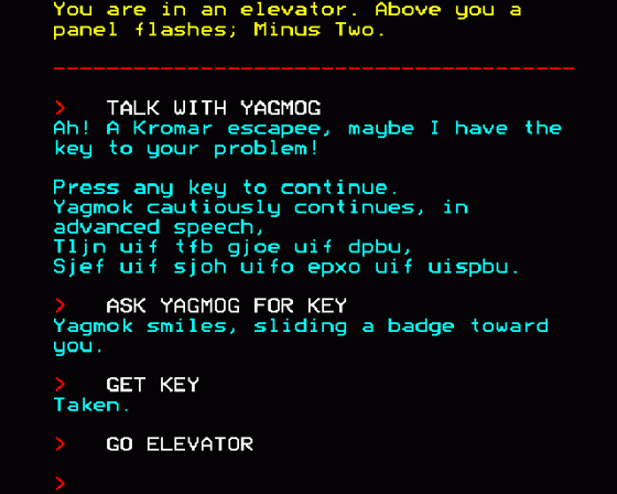 Kayleth Screenshot 8 (BBC Model B)