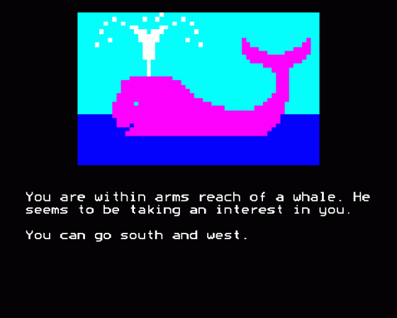 Sea Adventure Screenshot 6 (BBC Model B)