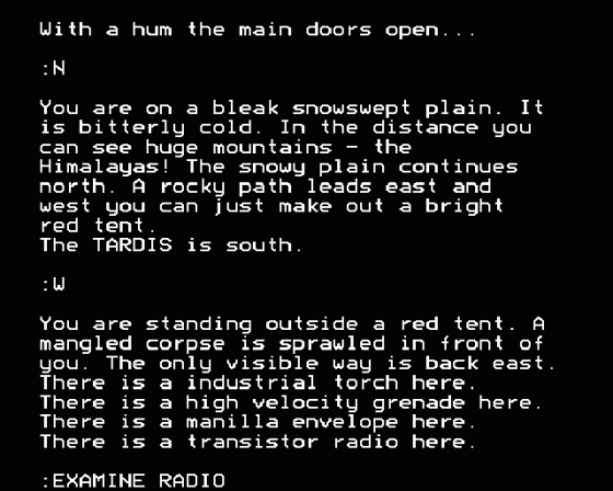 The Abominable Snowmen Screenshot 6 (BBC Model B)