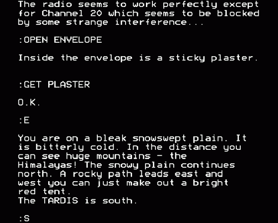 The Abominable Snowmen Screenshot 7 (BBC Model B)