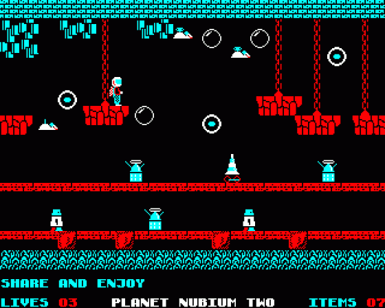 Planet Nubium 2 Screenshot 14 (BBC Master 128)