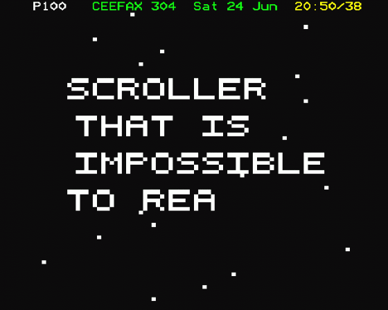 Teletextr Screenshot 13 (BBC Master 128)