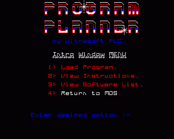 Program Planner