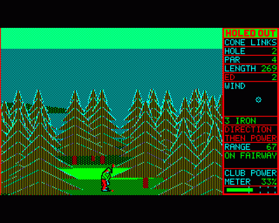 Holed Out! Screenshot 13 (BBC Master Compact)