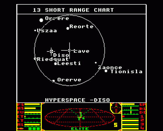 Elite Screenshot 7 (BBC Master Compact)