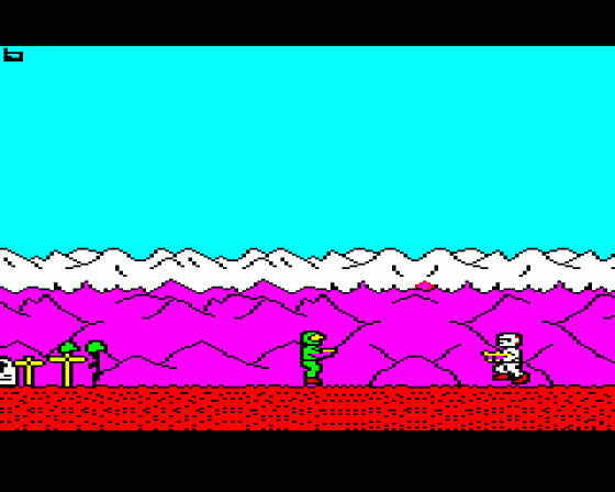 Stryker's Run Screenshot 6 (BBC Master Compact)