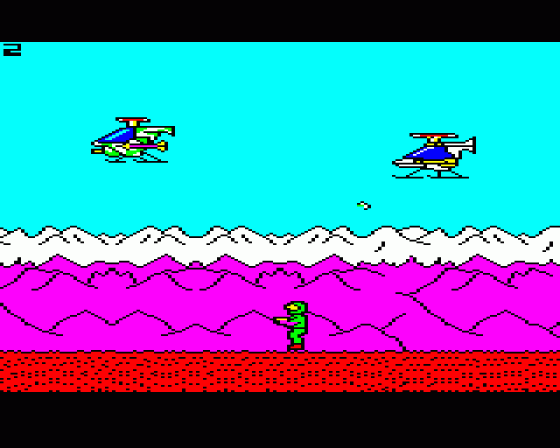 Stryker's Run Screenshot 9 (BBC Master Compact)