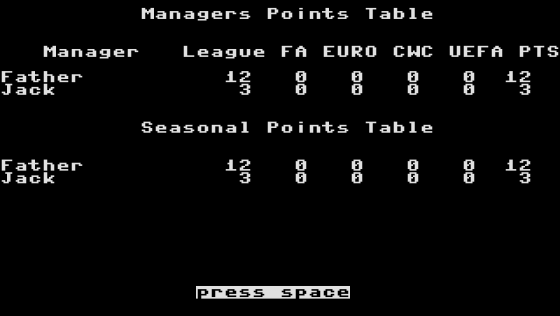 Brian Clough's Football Fortunes Screenshot 5 (Commodore 16)