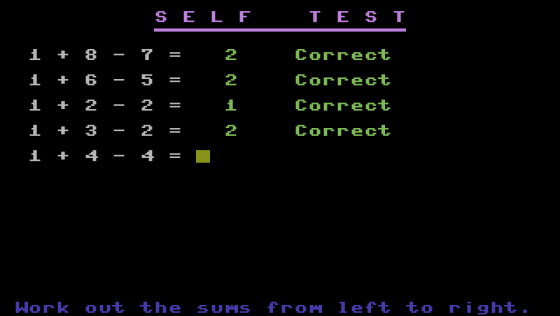 Number Builder Screenshot 7 (Commodore 16/Plus 4)