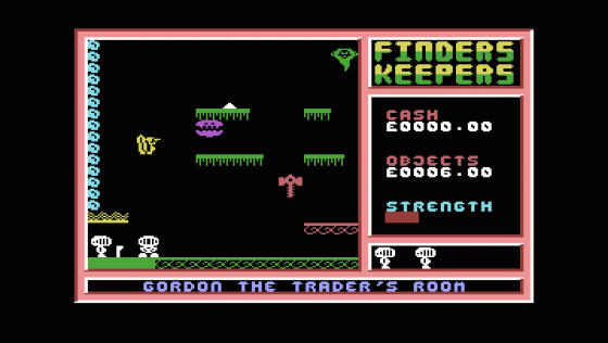 Finders Keepers Screenshot 6 (Commodore 16/Plus 4)