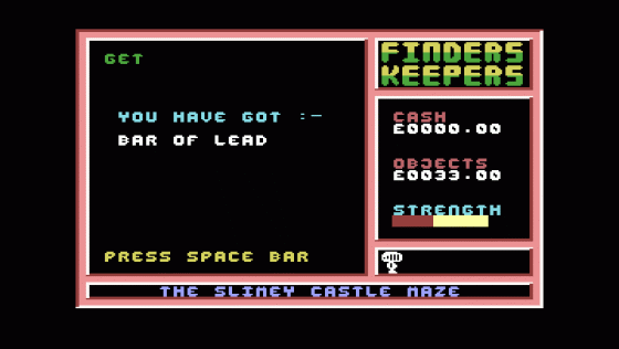 Finders Keepers Screenshot 9 (Commodore 16/Plus 4)