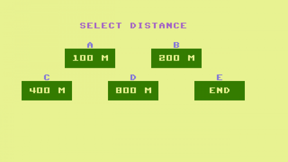 Olympiad Screenshot 8 (Commodore 16/Plus 4)